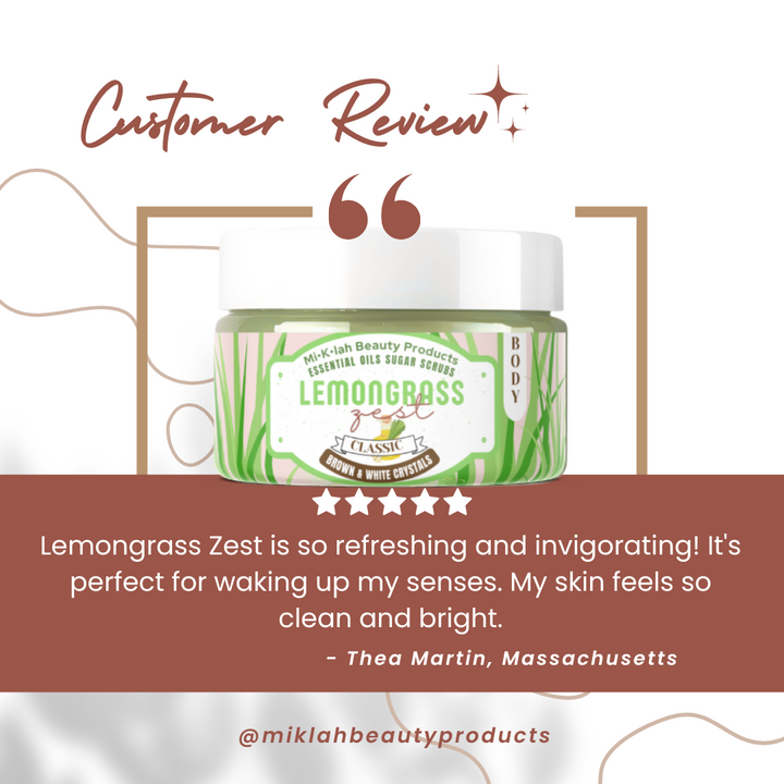 Lemongrass Zest CLASSIC Body Scrubs