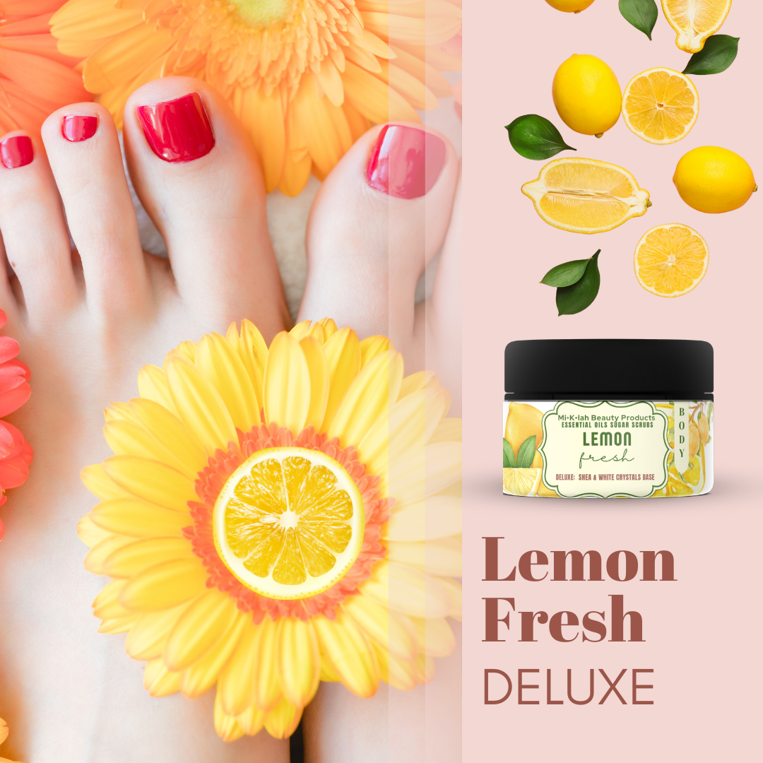 Lemon Fresh DELUXE Body Scrubs