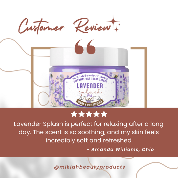 Lavender Splash CLASSIC Body Scrubs