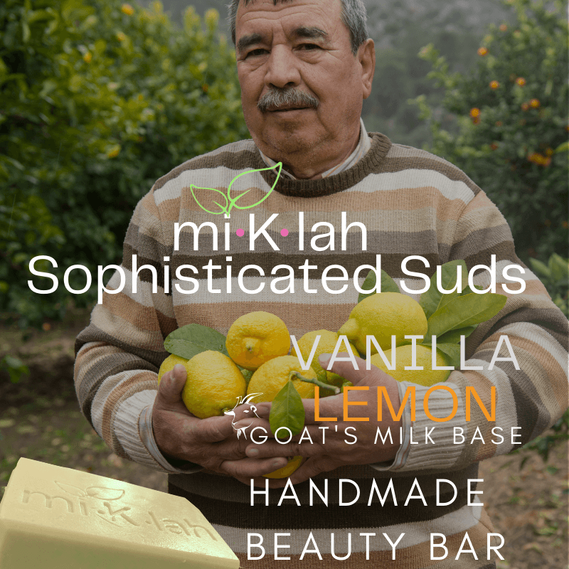 Vanilla Lemon Handmade Beauty Bar - Miklahbeautyproducts