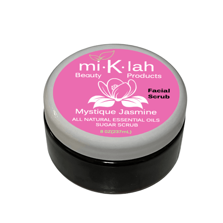 Mystique Jasmine Essential Oils Facial Sugar Scrub - Miklahbeautyproducts