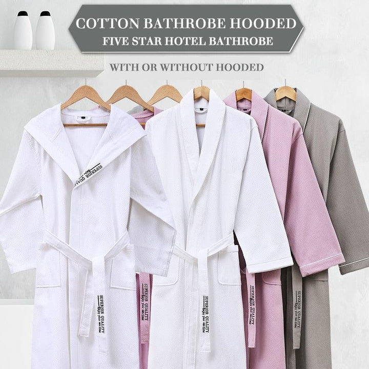 Cotton Kimono Bathrobe - Miklahbeautyproducts