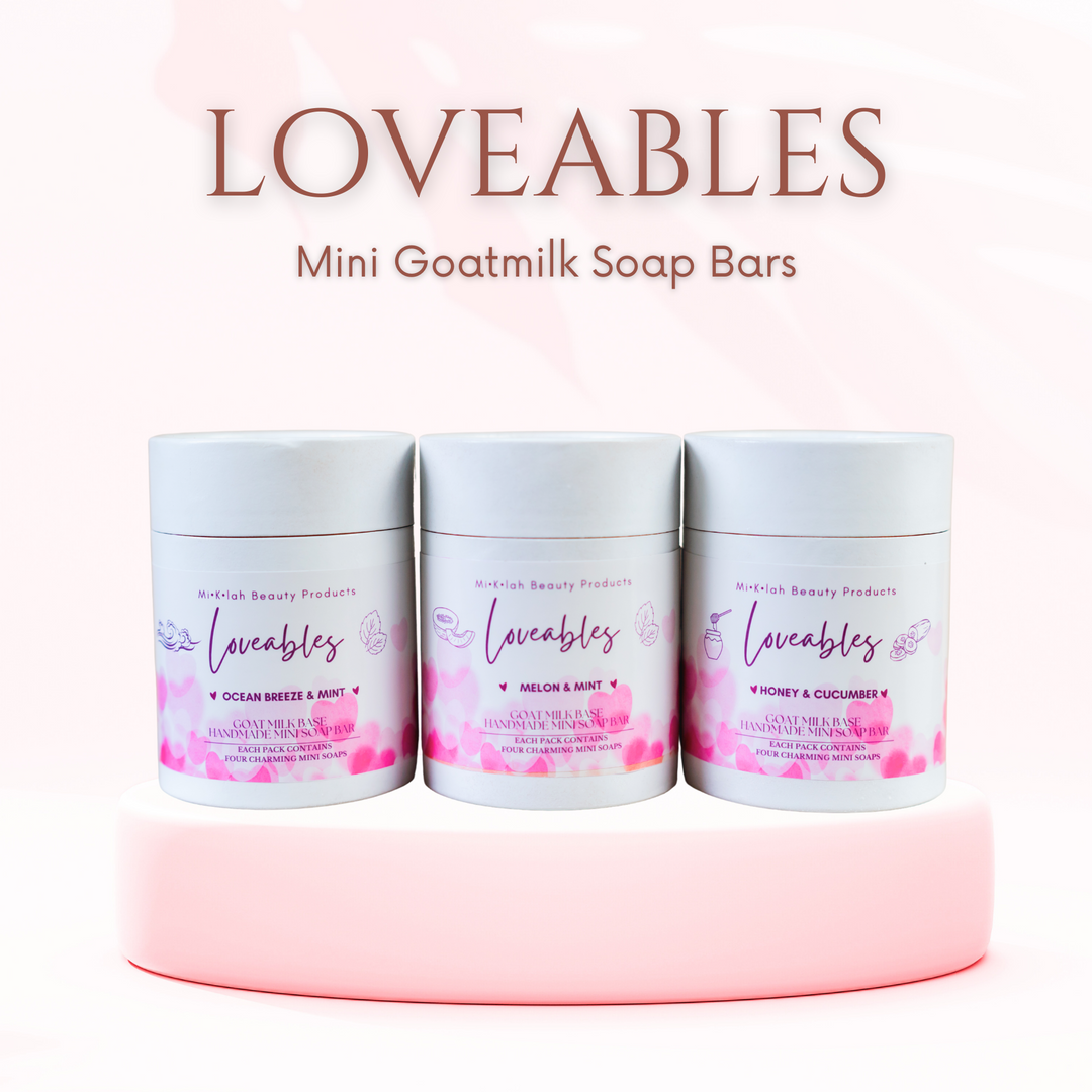 Loveables Mini Goatmilk Soap Bars