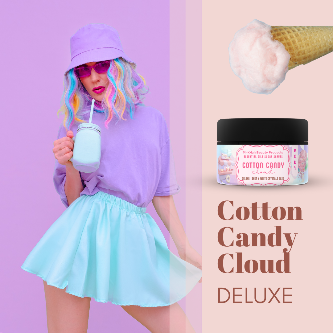 Cotton Candy Cloud DELUXE Body Scrubs