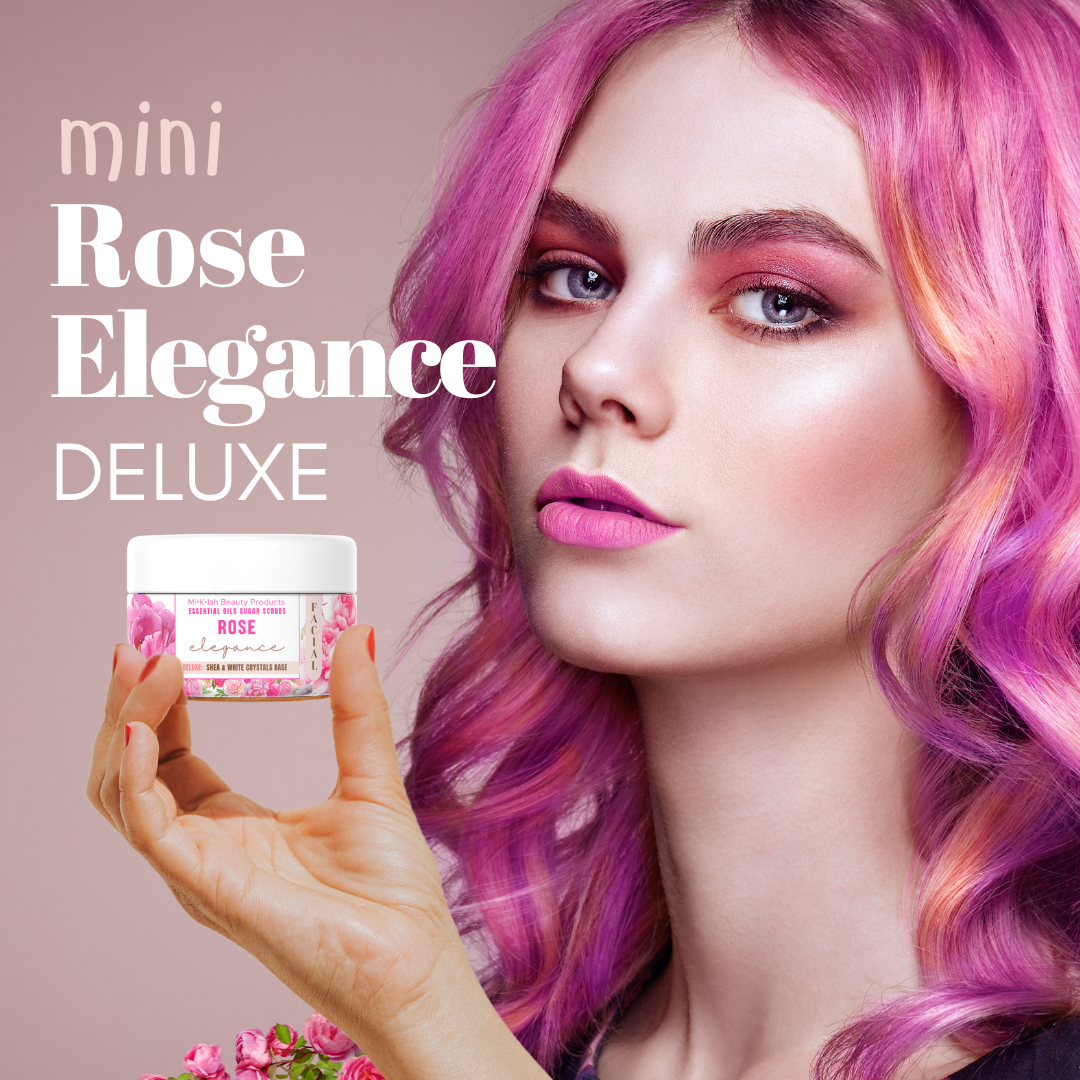 Rose Deluxe Mini Facial Scrubs