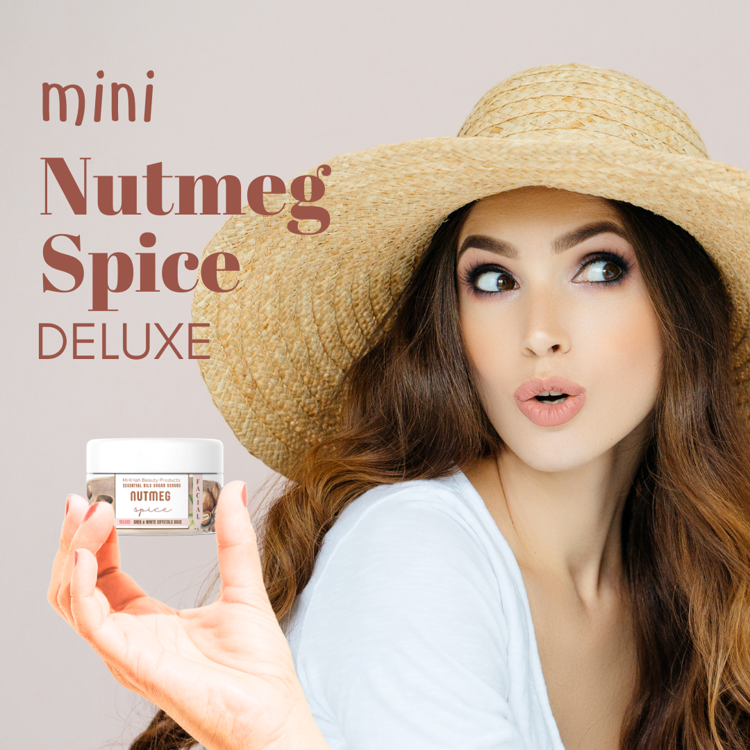 Nutmeg Deluxe Mini Facial Scrubs