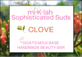 Clove Handmade Beauty Bar Soap - Miklahbeautyproducts