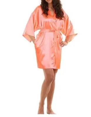 Silk-Satin Spa Robe