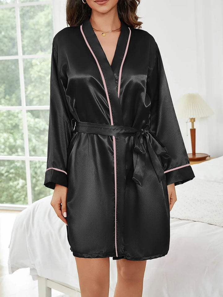 Short Elegant Women's Robe