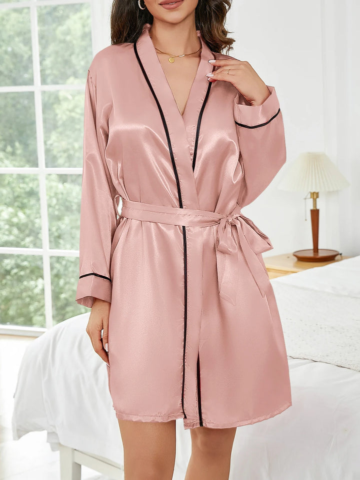 Short Elegant Women's Robe