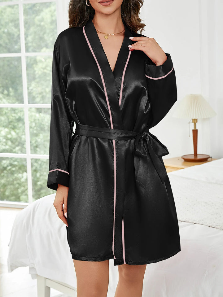 Short Elegant Women's Robe