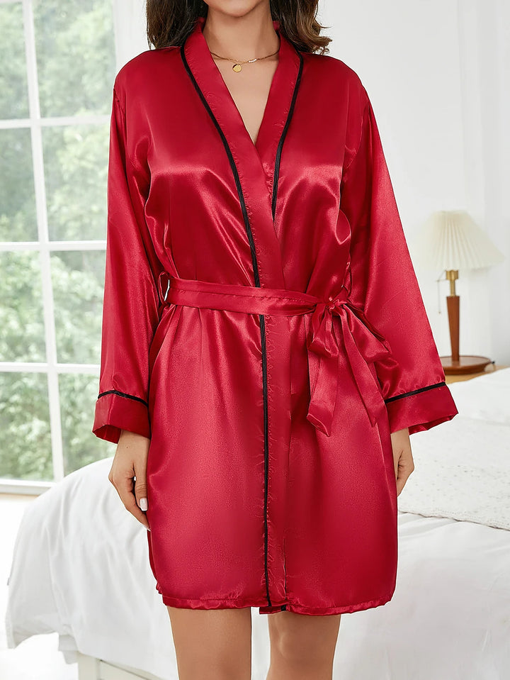 Short Elegant Women's Robe