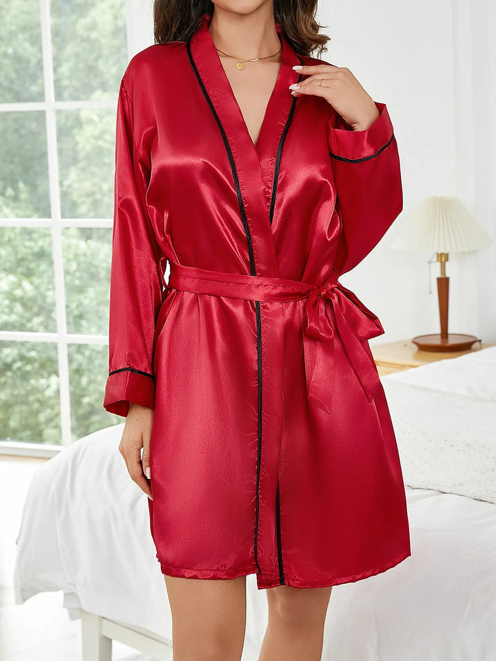Short Elegant Women's Robe