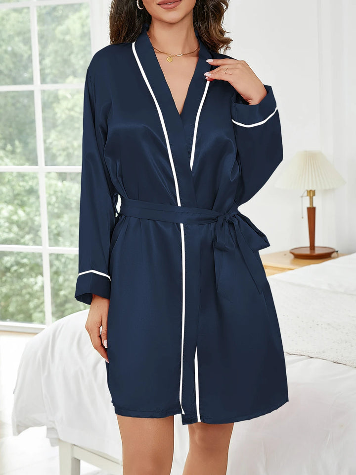 Short Elegant Women's Robe