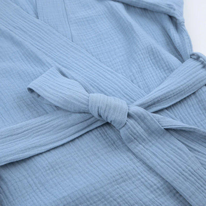 Short Sleeved Cotton Robe