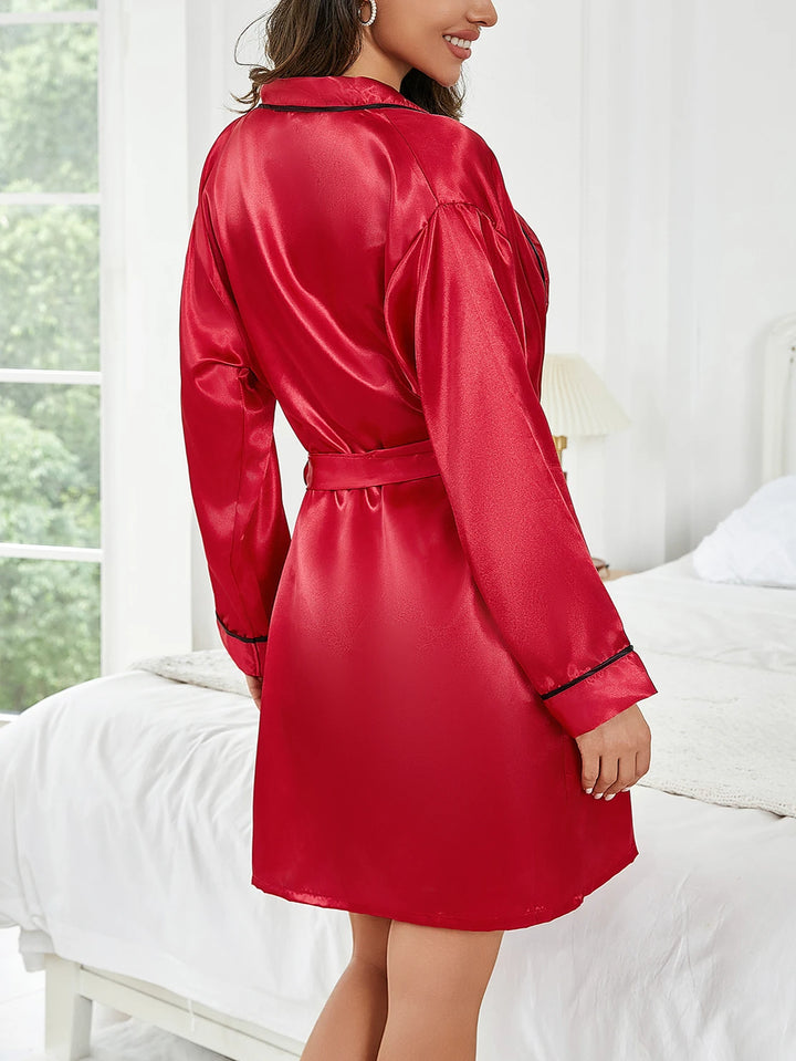 Short Elegant Women's Robe