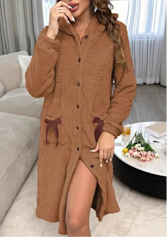 Hooded Spa Bathrobe