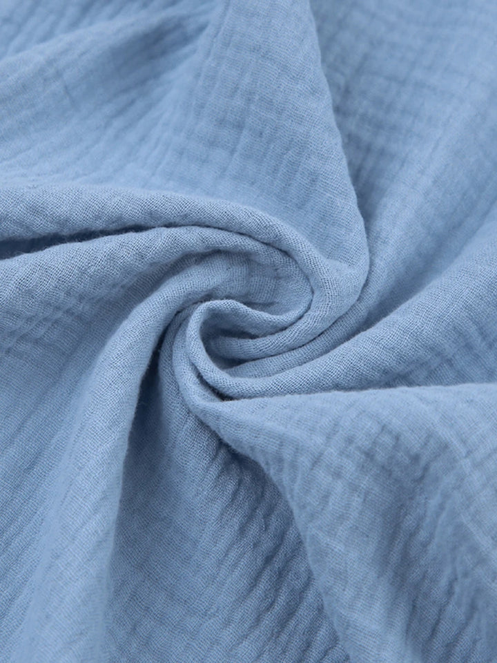 Short Sleeved Cotton Robe