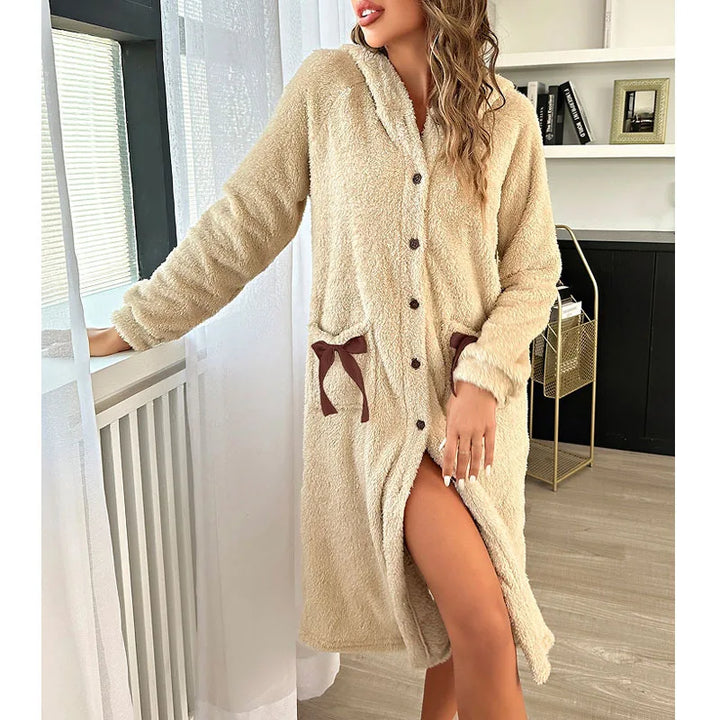 Hooded Spa Bathrobe