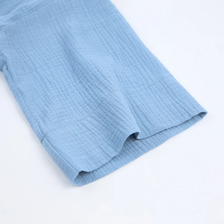 Short Sleeved Cotton Robe