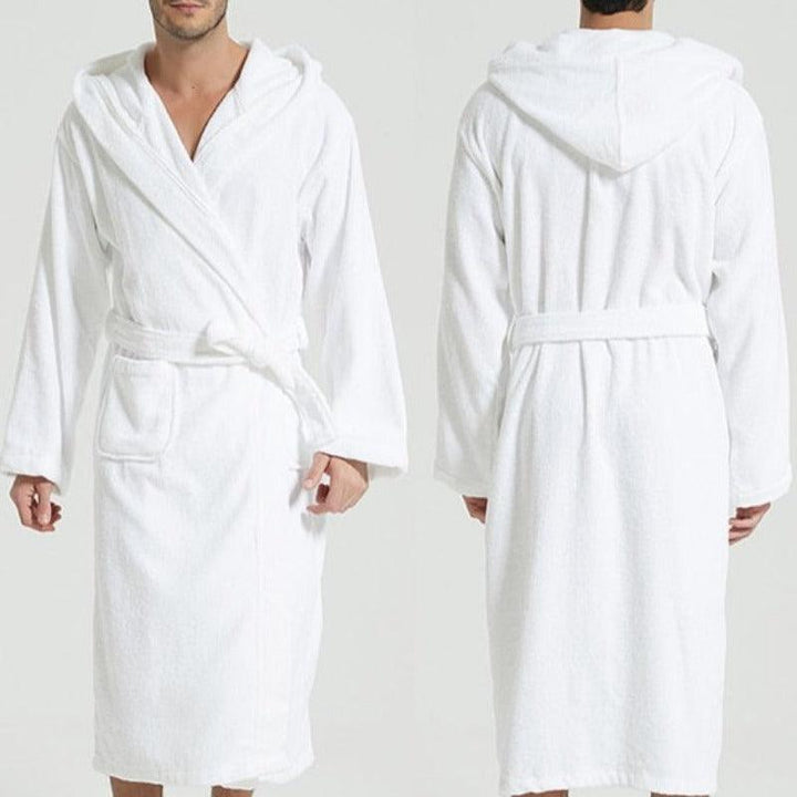 Excite Hooded 100% Cotton Robe - Miklahbeautyproducts