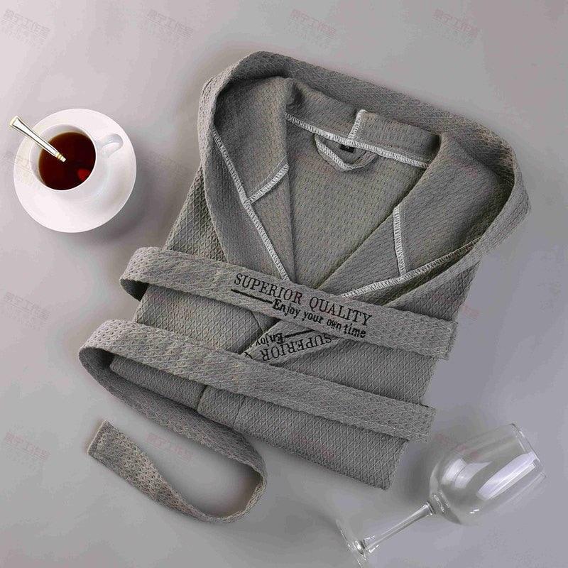 Cotton Kimono Bathrobe - Miklahbeautyproducts