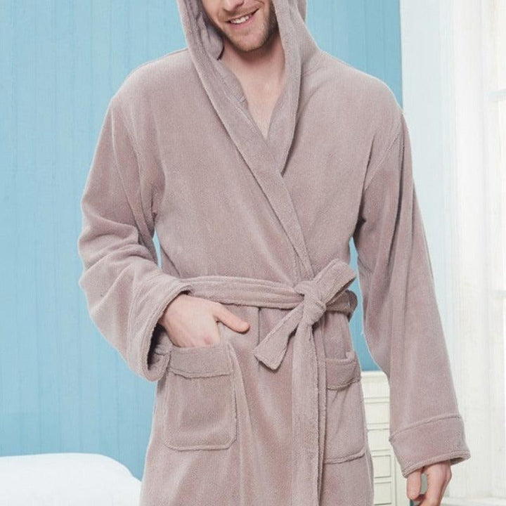 Winter Hooded Extra Long Robe - Miklahbeautyproducts