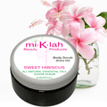 Sweet Hibiscus Essential Oils Body Sugar Scrub - Extra Oil - Miklahbeautyproducts