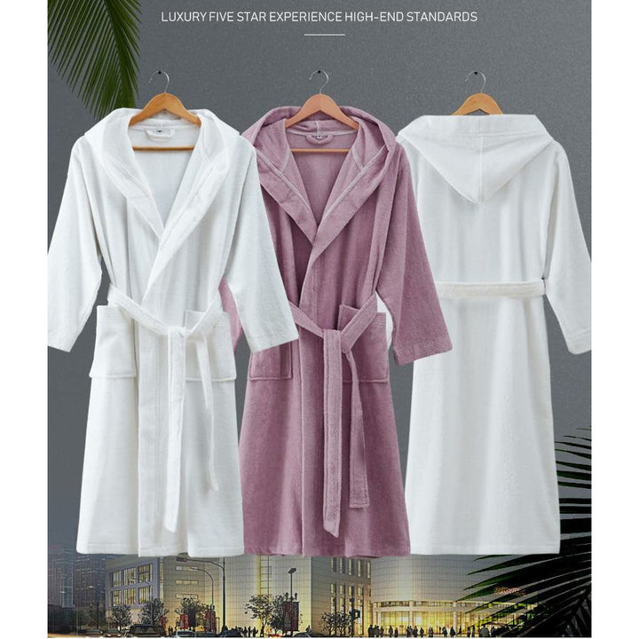 TopLine Hooded Spa Robe - Miklahbeautyproducts